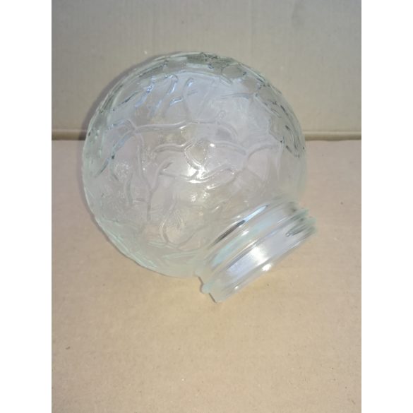 "Gergő" falikar, 60W Kristály mintás gömb üvegbúra