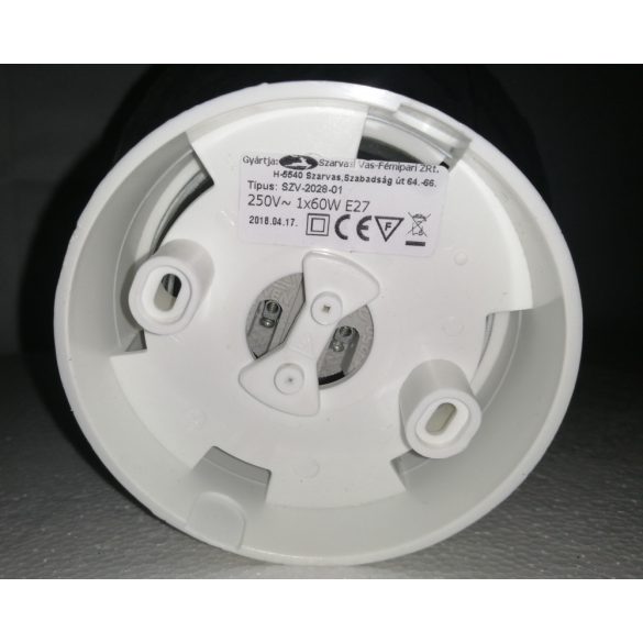 Szarvasi "Gergő" mennyezeti lámpa, 1X max 60W E27 Búra nélkül