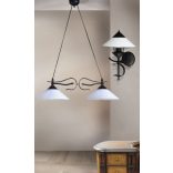 Szarvasi "Nápoly" kovácsolt vas falikar, 1X max 60W E27