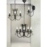 Szarvasi "Aquincum" kovácsolt vas falikar, 1X max 40W E14