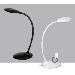 LED-POL ORO Letta LED asztali lámpa (Fekete, fehér)