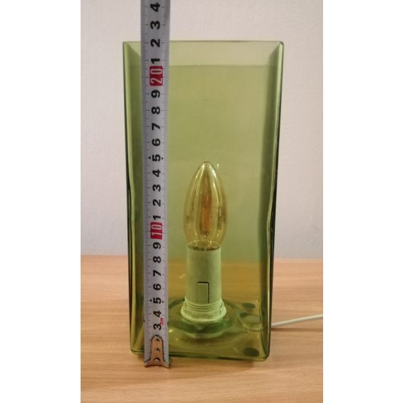 Szarvasi Fanni asztali lámpa zöld festett üveg 1x40W E14  SZV-7089/1-01