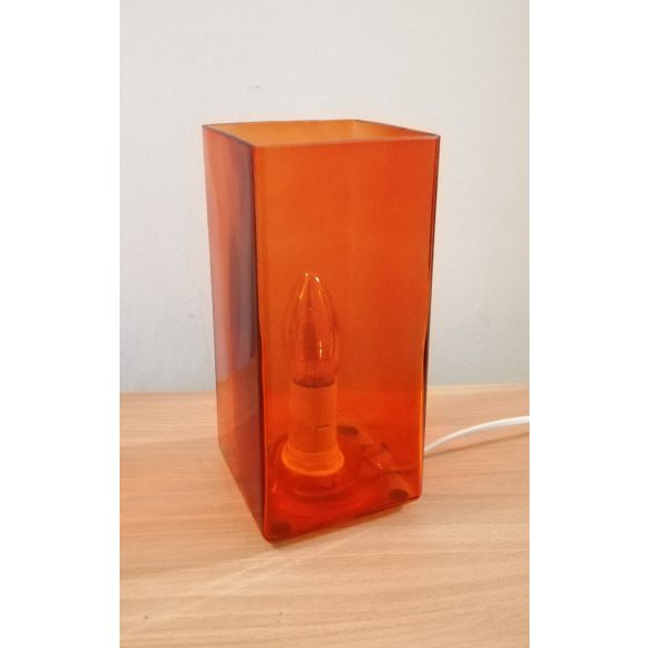Szarvasi Fanni asztali lámpa narancs festett üveg 1x40W E14  SZV-7089/1-02