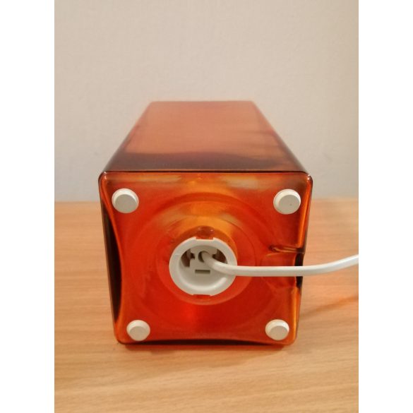 Szarvasi Fanni asztali lámpa narancs festett üveg 1x40W E14  SZV-7089/1-02