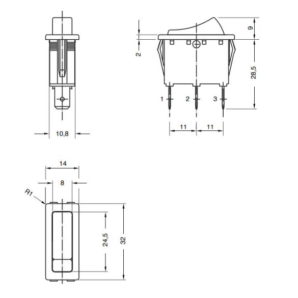 Kapcsoló Szarvasi SZV-611 Vigo Espresso SZV-618 Espresso max kávéfőző