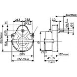 Forgatómotor, PÓTALKATRÉSZ Szarvasi SZV-679 Üvegszálas asztali lámpához