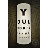 "You look so beautiful today" dekor fehér falilámpa SZV-4824 T5 8W IP44