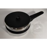 Szerelt üveg kiöntő edény Szarvasi 2-6 sz. elektromos kávéfőzőhöz (német gyártmányú üveggel, mikrózható)