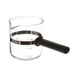 Szerelt üveg kiöntő edény Szarvasi 10 sz. elektromos kávéfőzőhöz SZV-618 (Mikrózható)