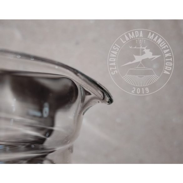 Szerelt üveg kiöntő edény Szarvasi 10 sz. elektromos kávéfőzőhöz SZV-618 (Mikrózható)