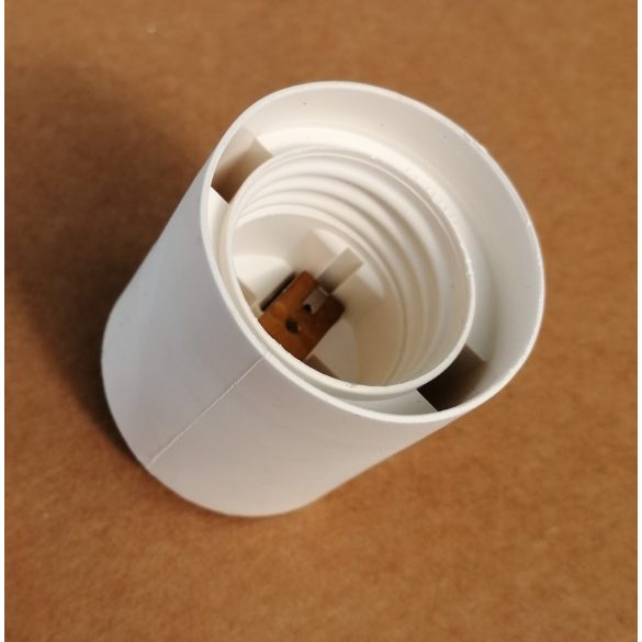 E-27 Egyrészes foglalat, műanyag