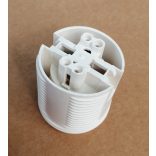 E-27 Egyrészes csillár foglalat, műanyag