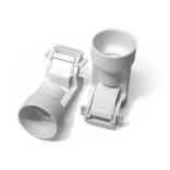 E-14 Egyrészes foglalat műanyag bepattintós felfogatással (Arditi)