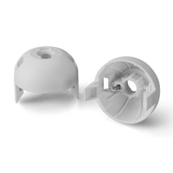   E-27 Foglalat sapka műanyag M10x1mm felfogatással egyrészes foglalatokhoz. 