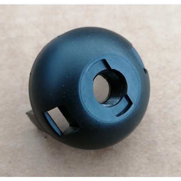 E-27 Foglalat sapka műanyag M10x1mm felfogatással egyrészes foglalatokhoz. 