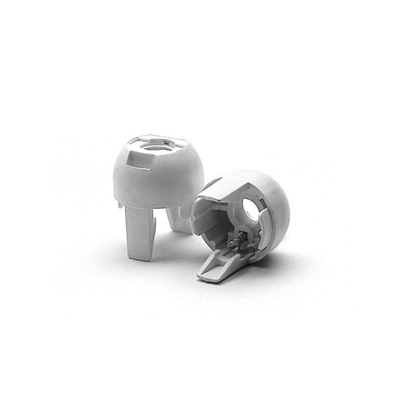 E-14 Foglalat sapka műanyag M10x1mm felfogatással egyrészes foglalatokhoz. 