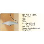 Szarvasi "Klub" függeszték felső üvegbúra FV-400