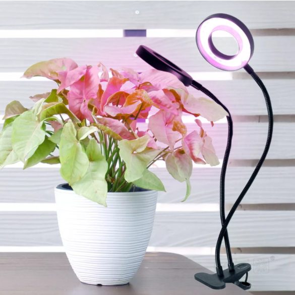 LED növénynevelő lámpa LED VITARO RING 2 csiptetős 8W – Kobi Design