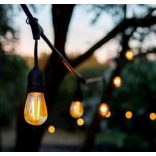 Kültéri Fényfüzér "LEDOM Garden garland" 5 méter TARTOZÉK 10 X 1W E27 LED