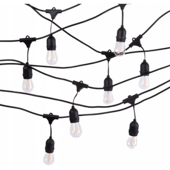 Kültéri Fényfüzér "LEDOM Garden garland" 5 méter TARTOZÉK 10 X 1W E27 LED