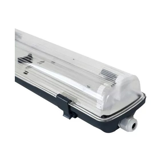 LS LED Fénycső Armatúra 2x120 cm IP65 - 5 év garancia