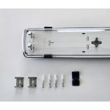 LS LED Fénycső Armatúra 2x120 cm IP65 - 5 év garancia