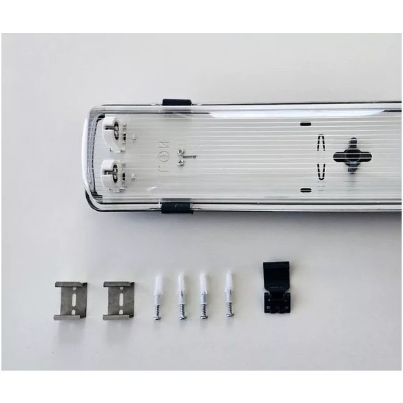 LS LED Fénycső Armatúra 2x120 cm IP65 - 5 év garancia