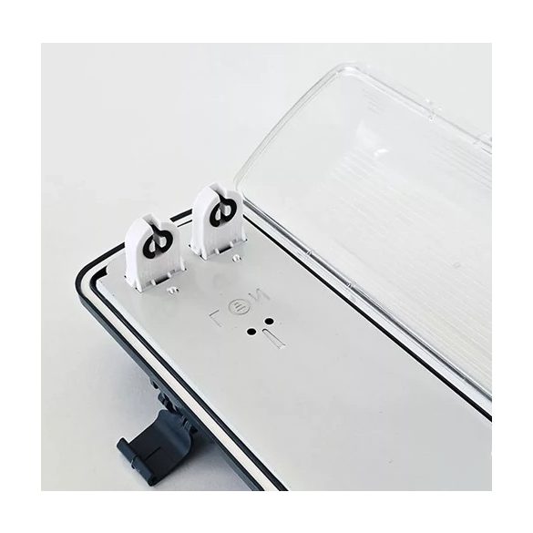 LS LED Fénycső Armatúra 2x120 cm IP65 - 5 év garancia