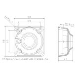 Szarvasi LT-60/B Classic géplámpa, 700 mm, 24V, max 60W (Tartozék LED)