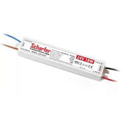 Scharfer LED tápegység 24V 18W IP67