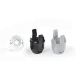   VLM E-14 Foglalat sapka műanyag M10x1mm felfogatással egyrészes foglalatokhoz. (Fehér)