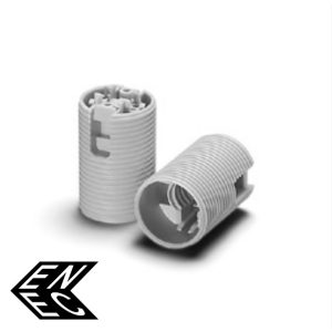 Vossloh-Schwabe  E-14 Egyrészes csillár foglalat, műanyag, fekete