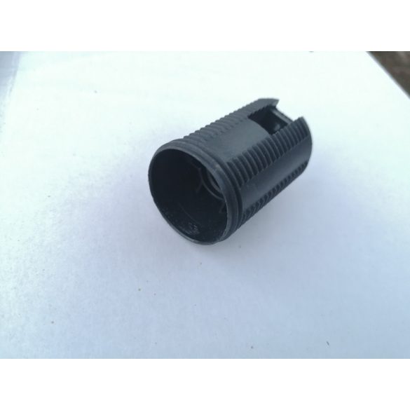 Vossloh-Schwabe  E-14 Egyrészes csillár foglalat, műanyag, fekete