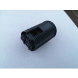 Vossloh-Schwabe  E-14 Egyrészes csillár foglalat, műanyag, fekete