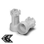 Vossloh-Schwabe E-14 Egyrészes csillár foglalat keskeny, műanyag, fehér