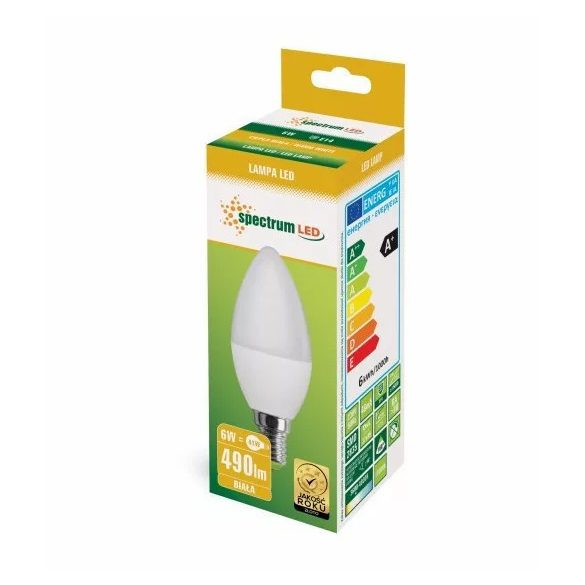 LED Gyertya E14 230V 6W