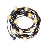 Kültéri Fényfüzér "GIRLANDA" 10 méter 10 X E27