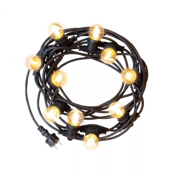 Kültéri Fényfüzér "GIRLANDA" 10 méter 10 X E27