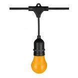 Kültéri Fényfüzér "GIRLANDA" 10 méter 10 X E27